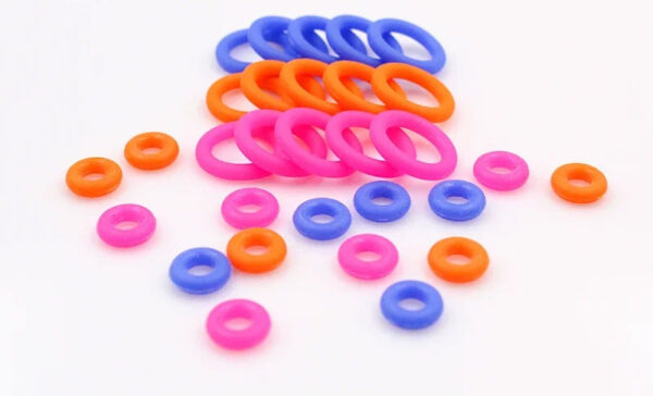 10PCS / batch multicolor silicone rubber O-ring silicone / VMQ thickness CS1/1.5/1.9/2.4mm rubber gasket O-ring - Image 2