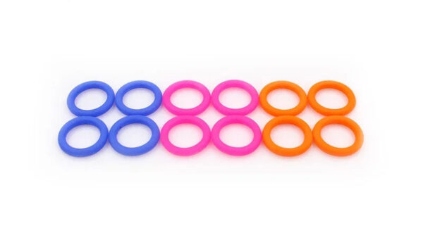 10PCS / batch multicolor silicone rubber O-ring silicone / VMQ thickness CS1/1.5/1.9/2.4mm rubber gasket O-ring - Image 4
