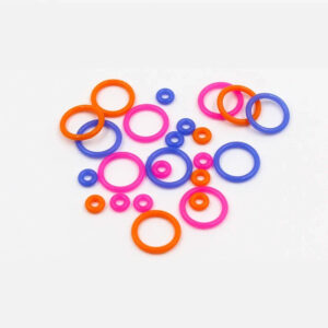 10PCS / batch multicolor silicone rubber O-ring silicone / VMQ thickness CS1/1.5/1.9/2.4mm rubber gasket O-ring