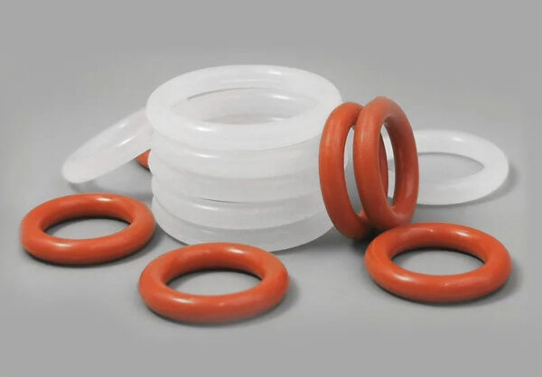 CS 1.9mm,Heat-Resistant Food Grade Silicone O-Ring,VMQ White/Red Rubber Seal O Ring,Thickness 1.9 OD 5-150mm