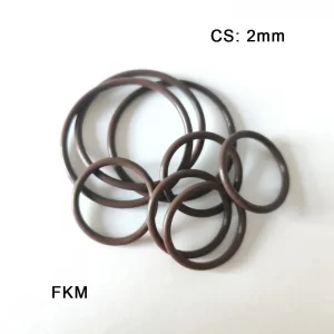10pcs Thickness CS 2mm FKM O-Ring Rubber Seal Gasket Outer Diameter OD 5mm~54mm Fluorine Rubber Washer Corrosion Resistance