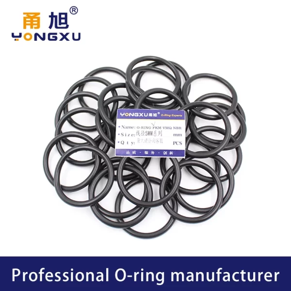 Fluorine rubber Ring Black FKM O-rings Seal CS5mm OD52/55/58/60/62/65/68*5mm O Ring Seal Gasket Oil Ring Fuel Sealing Washer - Image 5