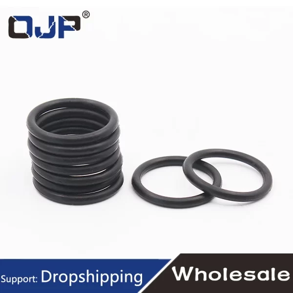 50PCS/lot Rubber Ring NBR Sealing O-Ring 1mm Thickness OD4/4.5/5/5.5/6/6.5/7/7.5/8/8.5/9/9.5/10mm O Ring Seal Nitrile Gasket - Image 4