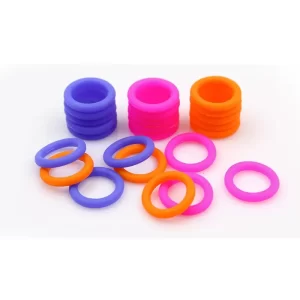 30PCS/Lot Multicolor Silicone Rubber O-Ring Thickness CS1/1.5/1.9/2.4mm Silicone / VMQ Rubber Gasket O Ring Sealing Ring.-.