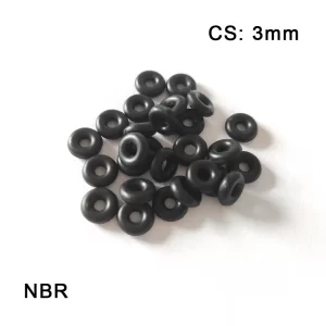 10pcs NBR O-Ring Seal CS 3mm Thickness Nitrile Butadiene Rubber Gasket Outer Diameter OD9mm~36mm Washer Oil-Resistance