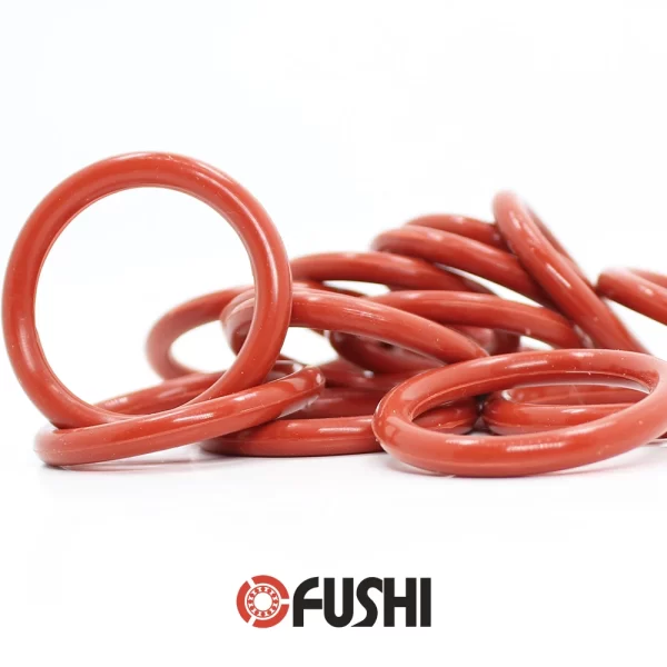 CS3.53mm Silicone O RING ID 34.52/36.09/37.69/40.87/44.04/47.22/50.39*3.53mm 50PCS O-Ring VMQ Gasket seal ORing White Red Rubber - Image 3