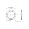 CS 2mm FKM O RING Fluorine Rubber Oil Seal Washer Gasket O-Rings - Image 2