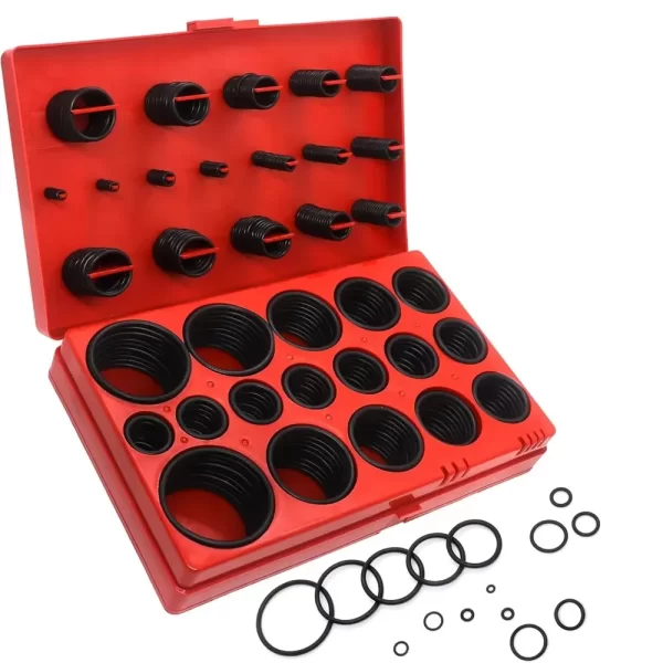 419PCS Set Universal O-Ring Assortment 32 Size Nitrile Rubber Ring Seal O Ring Gasket for Plumbing Automotive and Faucet Repair