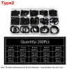 Rubber O Ring Set Gaskets Seal Nitrile Rubber Bands High Pressure O-Rings Repair Kit Sealing Elastic Band O Rubber Rings Set - Image 5