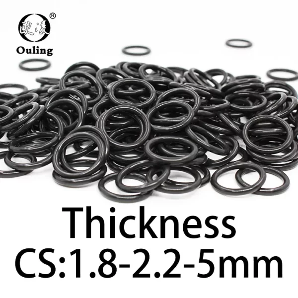 O-ring thickness 1.8/2.2/5mm CS NBR Nitrile sealing temperature resistant gasket rubber ring complete in specifications - Image 6