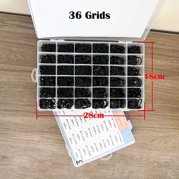 O Ring CS 1.0 1.5 to 4.0mm Sealing Washer Nitrile Rubber O-ring Faucet Plumbing Gaskets Oil Resistant High Temperature Oring Kit - Image 3