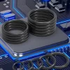 Nitrile thickness0.3/0.4/0.5/0.6/0.7/0.8mm O-ring rubber sealing ring gasket grommet silicon ring outer diameter 1.3-81mm - Image 5
