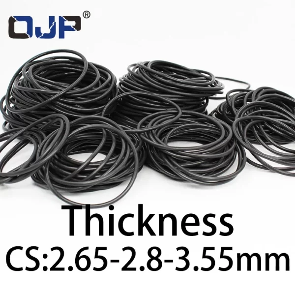O-ring thickness 2.65/2.8/3.55mm CS NBR Nitrile sealing temperature resistant gasket rubber ring complete in specifications - Image 5