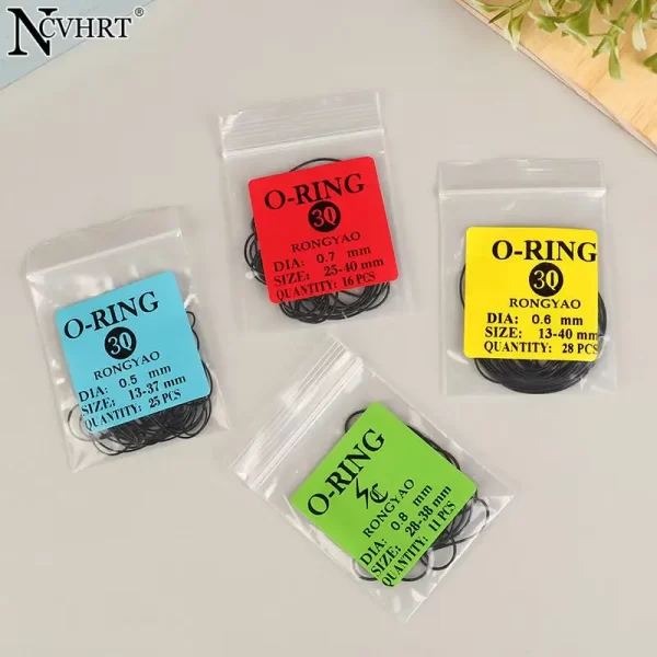0.5/0.6/0.7/0.8mm Watch O-Ring Waterproof Rubber Watch Back Cover Gaskets Watch Repair Tool For Watchmaker Tools Accessories - Image 3