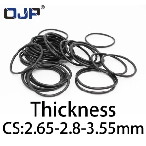 O-ring thickness 2.65/2.8/3.55mm CS NBR Nitrile sealing temperature resistant gasket rubber ring complete in specifications
