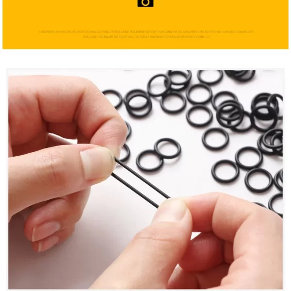 CS 2.65mm,Nitrile Rubber Sealing O Ring, NBR O-Ring,Oil Seal Water Seal Gasket Washer,100Pcs in a Pack,ID 3mm - 30mm - Image 6