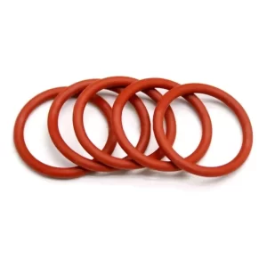 4/5 mm Silicone O-Ring Food Grade Rubber Seal Washer Red O Ring OD 15 mm - 45 mm