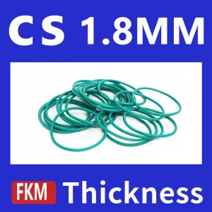 Thickness CS1.8mm Green FKM Fluorine Rubber O-rings Seals Gasket Washer temperature resistant wear-resistant oring