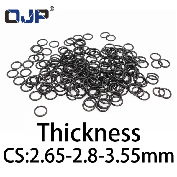 O-ring thickness 2.65/2.8/3.55mm CS NBR Nitrile sealing temperature resistant gasket rubber ring complete in specifications - Image 4