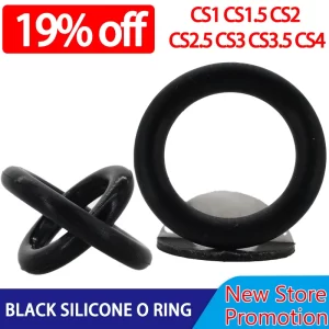 Black Silicone O Ring Washers VMQ Gasket Food Grade Sealing Rings Waterproof Insulated Silicon O-Rings CS1 CS1.5 CS2 CS3 CS4