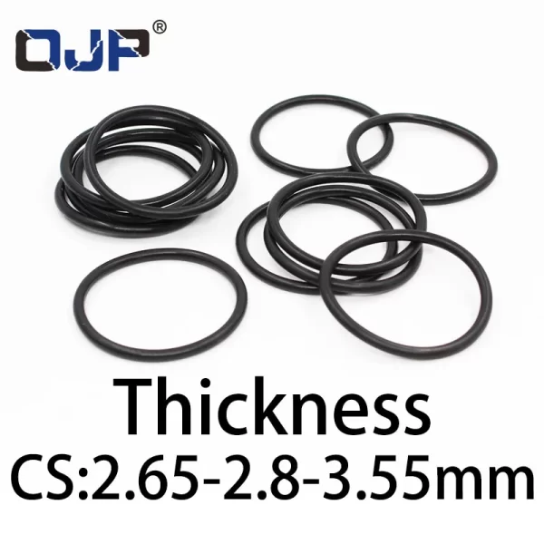 O-ring thickness 2.65/2.8/3.55mm CS NBR Nitrile sealing temperature resistant gasket rubber ring complete in specifications - Image 3