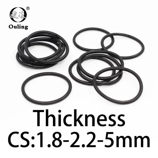 O-ring thickness 1.8/2.2/5mm CS NBR Nitrile sealing temperature resistant gasket rubber ring complete in specifications - Image 3