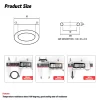 Rubber O Ring Set Gaskets Seal Nitrile Rubber Bands High Pressure O-Rings Repair Kit Sealing Elastic Band O Rubber Rings Set - Image 4