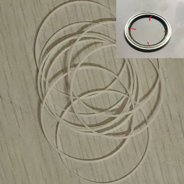 1Pcs Watch Bezel Waterproof Rubber Gasket Seals Washers O-Ring for RLX Submariner GMT Yacht Bezels Turntable