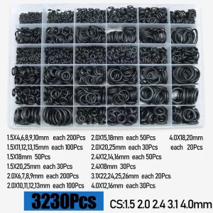 3230p 36 Sizes Rubber O Ring Sealing Washer Oil Resistant Oring Plumbing Gasket Automobile Plumbing Faucet Water Repair O-Ring