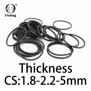 O-ring thickness 1.8/2.2/5mm CS NBR Nitrile sealing temperature resistant gasket rubber ring complete in specifications