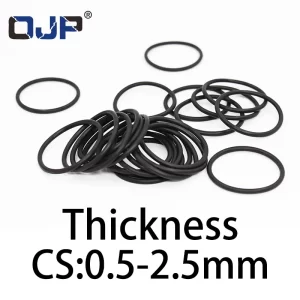 O-ring thickness 0.5/2.5mm CS NBR Nitrile sealing temperature resistant gasket rubber ring complete in specifications