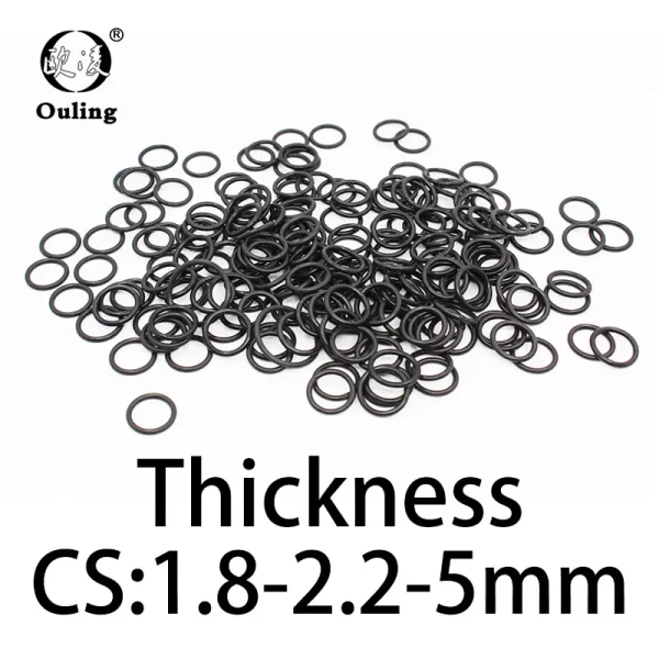 O-ring thickness 1.8/2.2/5mm CS NBR Nitrile sealing temperature resistant gasket rubber ring complete in specifications - Image 4