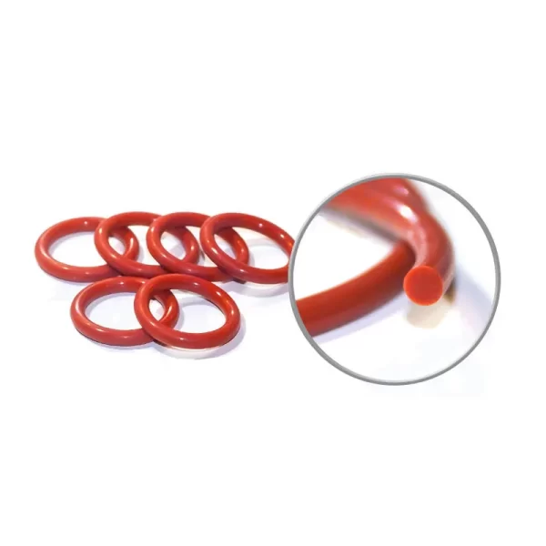 CS 3/3.5/4/5 Red VMQ Silicone O Ring Gasket Food Grade Rubber O-Rings OD 10mm-150mm - Image 4