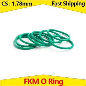 CS 1.78mm FKM O Ring,Fluorine Rubber O-Ring Gasket, Mechanical Seal Washer,Sealing Ring ID 1.78mm - 32mm, 30 pieces in a pack