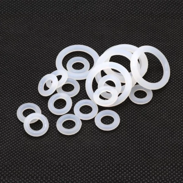 10pc VMQ White Silicone O Ring Gasket CS 3.5mm OD 10~ 85mm Food Grade silicone rings o-rings rubber ring gaskets - Image 3