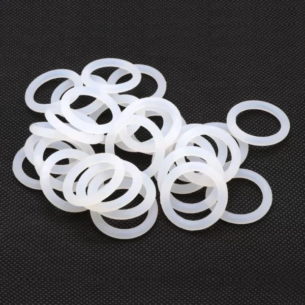 10pc VMQ White Silicone O Ring Gasket CS 3.5mm OD 10~ 85mm Food Grade silicone rings o-rings rubber ring gaskets - Image 2