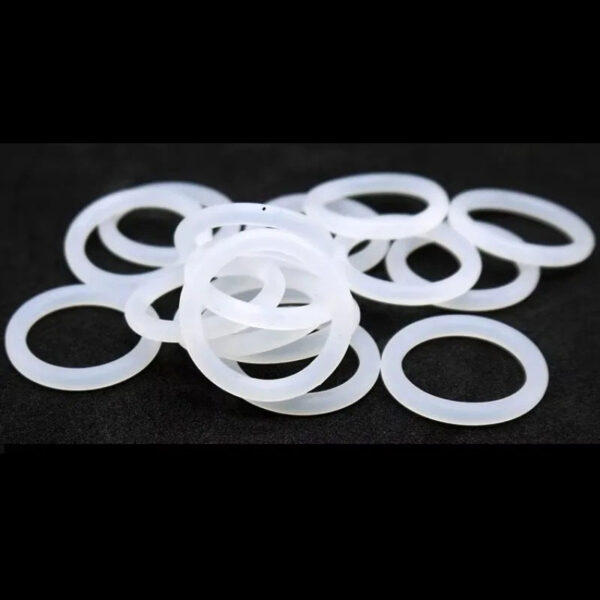10/50pcs VMQ White Silicone Ring Gasket CS 2mm OD 5 ~ 80mm Food Grade Waterproof Washer Rubber silicone gasket rubber o-ring