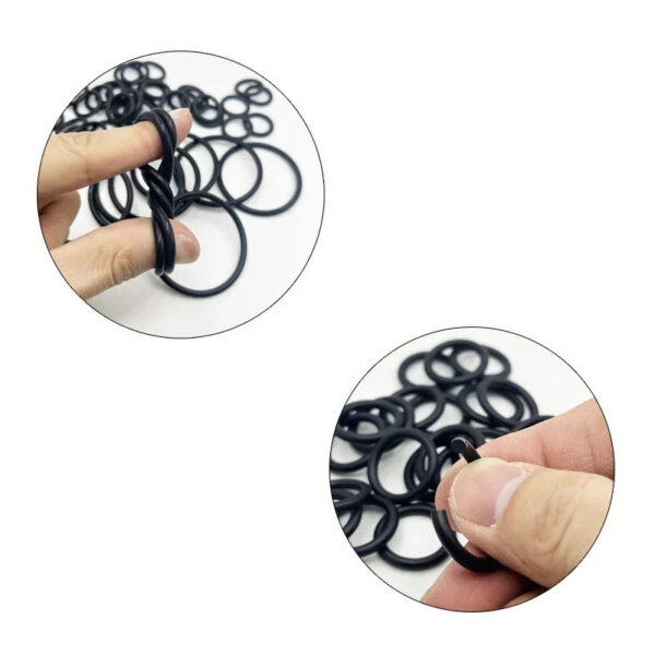 100/50 Pcs NBR Rubber O-Ring Sealing Washers CS Plating Oil Resistant High Temperature Gaskets for Plumbing cs1/1.5/2/2.4/3.1/4 - Image 4