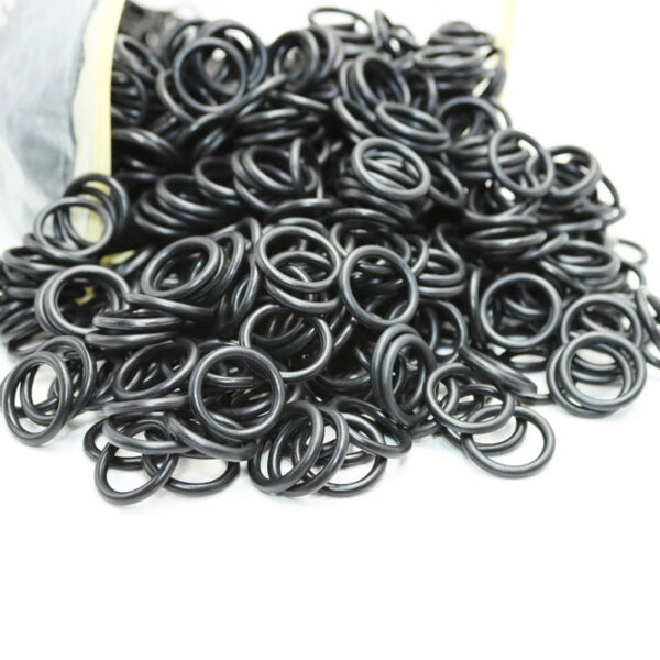 100/50pcs O Ring Seal Washer Round Shape NBR Black Rubber Oring CS 1 1.5 2 3 4mm Oil Resistant Car Plumbing Gasket Sealing Rings