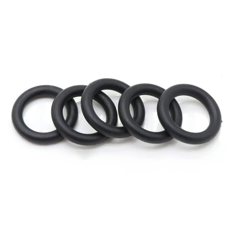 10Pcs NBR O Ring Gasket Thickness CS 5mm OD 15~170mm Nitrile Rubber Round O Type Corrosion Oil Resist Sealing Washer Black