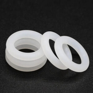 10Pcs White Food Grade Silicone O Ring Gasket CS 5mm OD 15 ~ 155mm Waterproof Washer Round O Shape VMQ O Rings Silicone Ring
