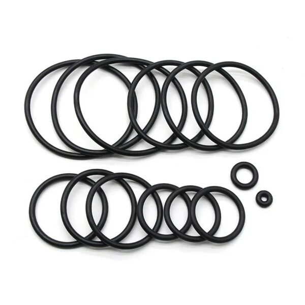 10pcs NBR ORing CS2 3 4 mm OD5~100mm NBR Automobile Nitrile Rubber Round O Type Corrosion Oil Resistant Sealing Washer Black