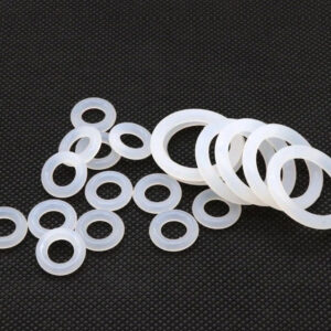 10pcs Thickness 2/3/4mm White Rubber Seal Ring OD 5-150mm Heat Resistant Food Grade Silicone O-Ring Gasket