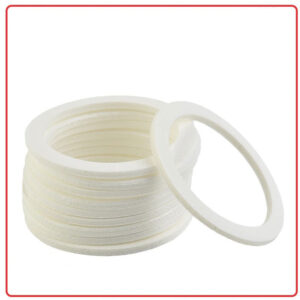 10pcs White Rubber Seal Ring Heat-Resistant Silicone O-Ring For IBC Cap Lid S60x6 PE Foam Seal Replacement Seal