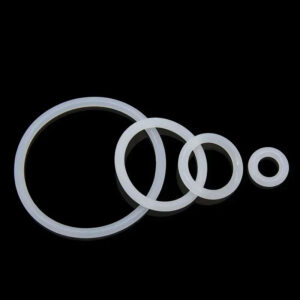 10pcs White VMQ O Ring Gasket CS 4mm OD 12 ~ 150mm Food Grade Rubber Insulate Round O Shape Seal O-ring Silicone Rings