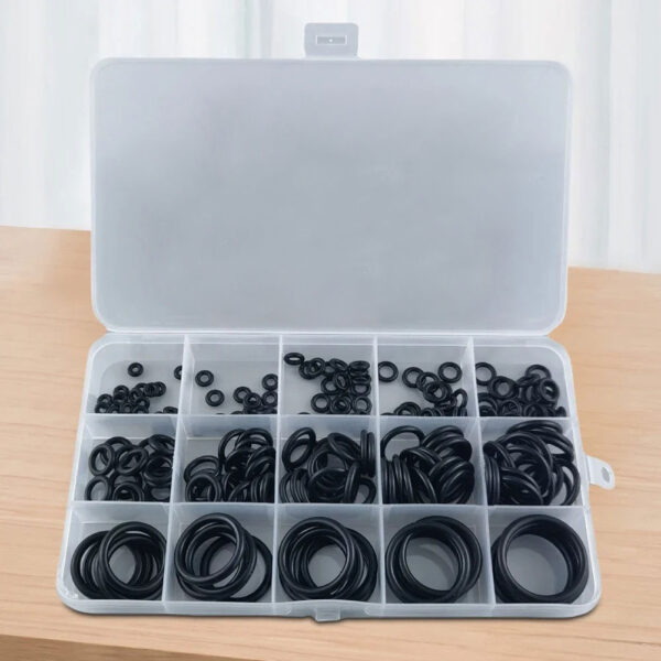 200Pcs High Pressure O-Rings Repair Kit Boxed Sealing Elastic Band O Rubber Rings Set Waterproof Seal Ring Set - Image 4