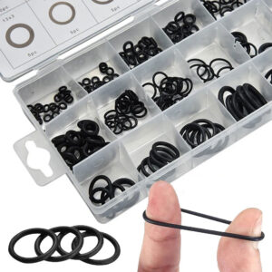 200Pcs High Pressure O-Rings Repair Kit Boxed Sealing Elastic Band O Rubber Rings Set Waterproof Seal Ring Set
