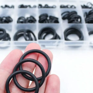 200pcs 15 Sizes O Rings Rubber O Ring Seal NBR Black Sealing O-rings Nitrile Washer Rubber o-ring set Assortment Kit Set Box-.-