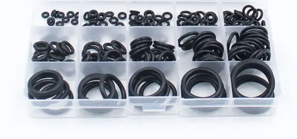 200pcs 15 Sizes O Rings Rubber O Ring Seal NBR Black Sealing O-rings Nitrile Washer Rubber o-ring set Assortment Kit Set Box-.- - Image 2