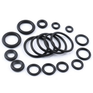 225 Pieces Rubber O Ring Assortment Kit Rubber O Ring Set Metric Rubber O Ring Washer Rubber R-Ring Sealing Gasket Washer
